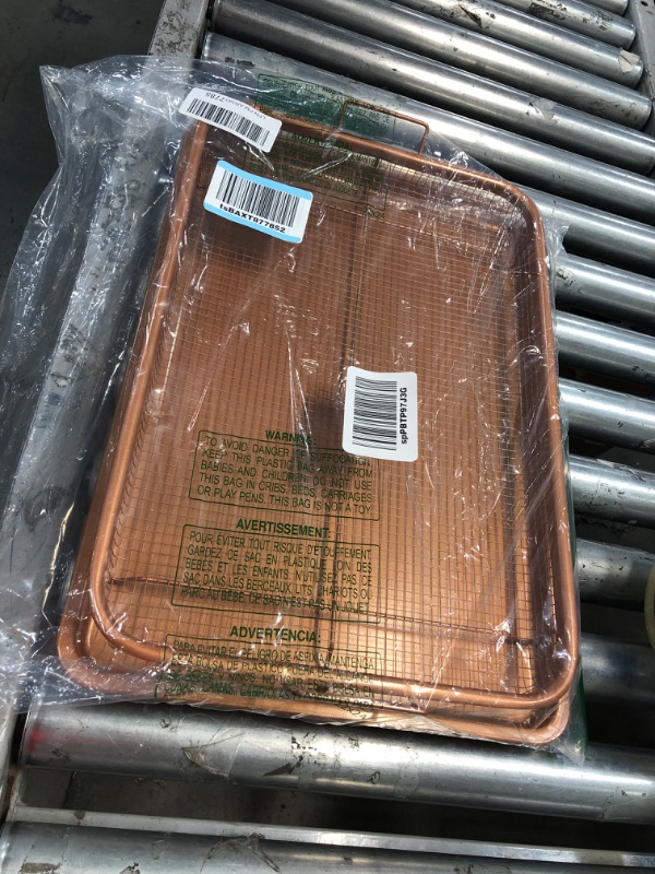 Photo 2 of Copper Crisper Tray Non-Stick Oven Baking Tray