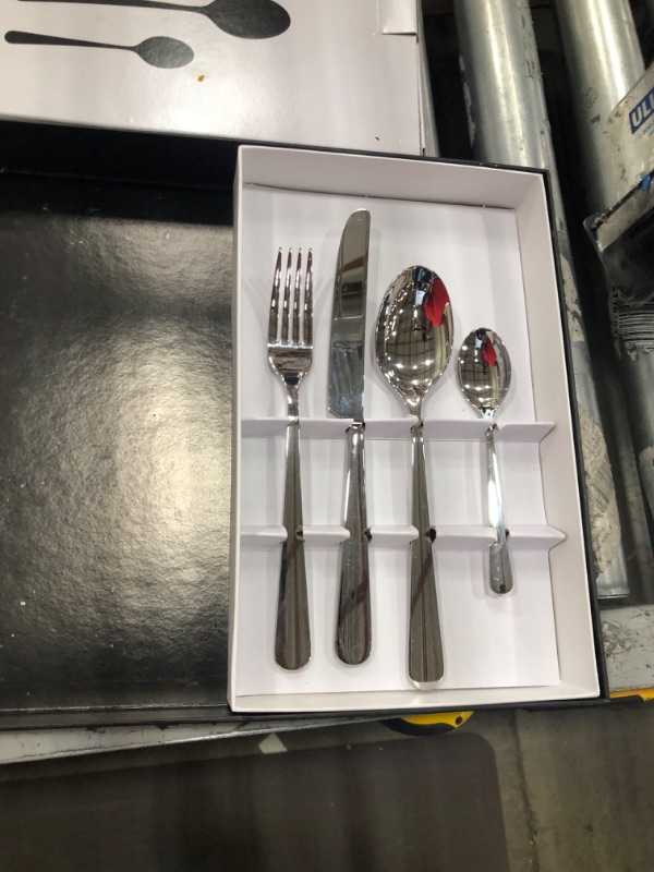 Photo 2 of 24-Piece Flatware Set, Stainless Steel