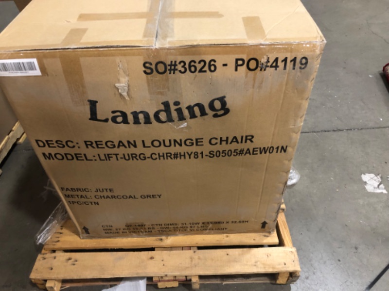 Photo 6 of **GENERAL POST**
LANDING REGAN LOUNGE CHAIR JUTE