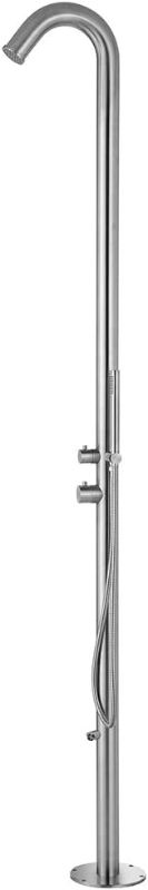 Photo 1 of 
PULSE ShowerSpas 1055-SSB Wave Outdoor Brushed Stainless Steel Shower