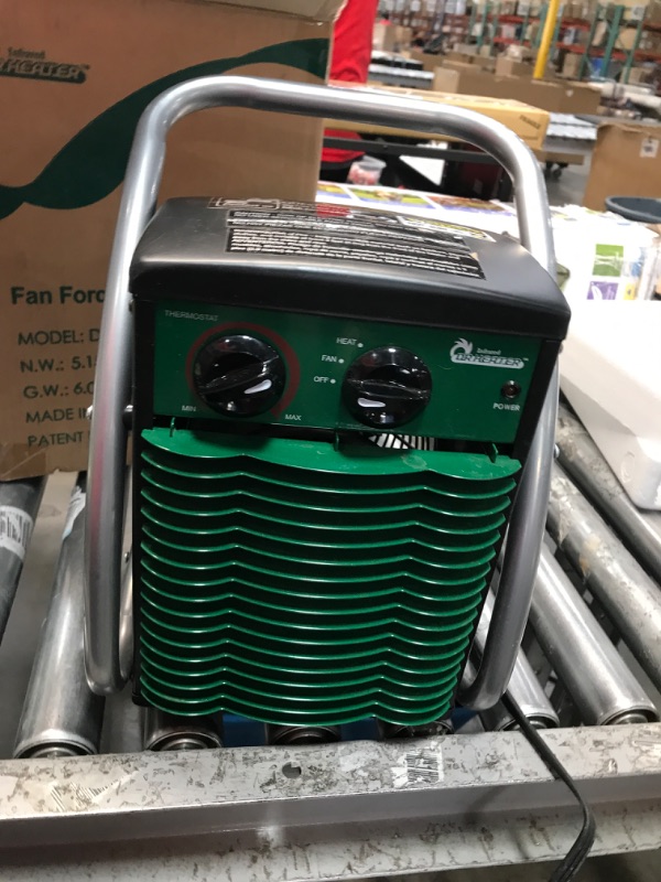 Photo 2 of (PARTS ONLY)Dr. Heater DR218-1500W Greenhouse Garage Workshop Infrared Heater, 1500-watt & Bio Green PAL 2.0/US Palma BioGreen Basic Electric Fan Heater for Greenhouses, 2 Year Warrenty