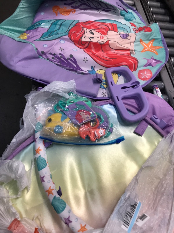 Photo 2 of Bright Starts The Little Mermaid Twinkle Trove Light-Up Musical Baby Activity Gym with Tummy Time Pillow, Newborn+
