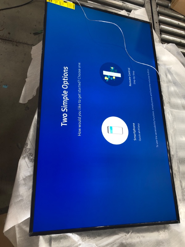 Photo 1 of SAMSUNG 50-Inch Class QLED 4K LS03B Series The Frame Quantum HDR Smart TV 