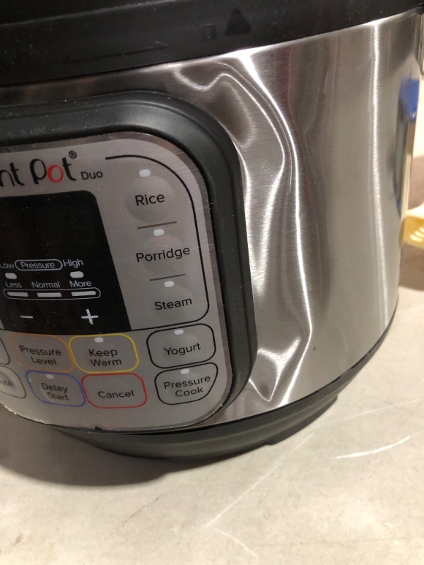 Photo 3 of **SLIGHT DENT**
Instant Pot Duo 7-in-1 Electric Pressure Cooker