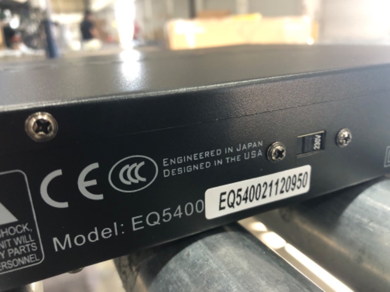 Photo 1 of *MISSING POWER CABLE**
Technical Pro Dual 10 Band Professional Stereo Equalizer with Individual LED Indicators