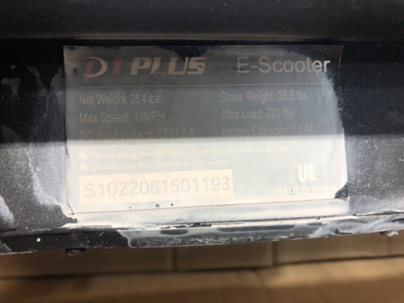 Photo 3 of ***PARTS ONLY***iScooter Electric Scooter Adult Top Speed 21 MPH(i9 Ver.15MPH), 22 Miles Range(i9 Ver. 15Miles), 500W(i9 Ver. 350W) 10'' Honeycomb Tire(i9 Ver. 8.5" Pneumatic Tire), Dual Suspensions Escooter with APP MAX(21MPH+22MILES)