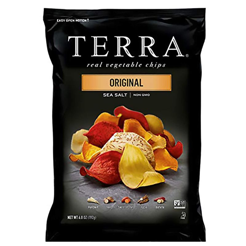 Photo 1 of **expired mar-14-2023**
Terra Chips Exotic Vegetable Chips - Original - Case of 12 - 6.8 Oz. (2674084)
