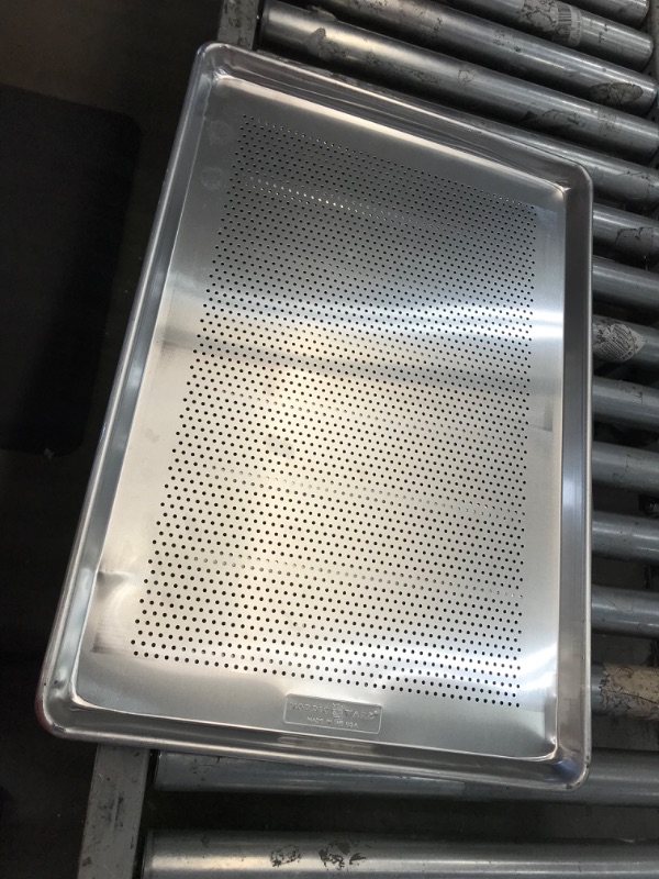Photo 1 of *** SMALL DENT SEE PICTURES *** Nordic Ware Perforated Crisping Half Sheet
