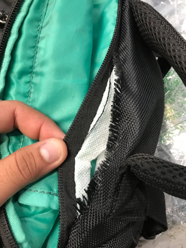Photo 5 of **DAMAGED**Columbia Carson Pass Backpack Diaper Bag - Black Large Diaper Bag with Multiple Organizer Pockets and Thermal Bottle Pocket with Therma-Flect Radiant Barrier
**TORN AT THE TOP**