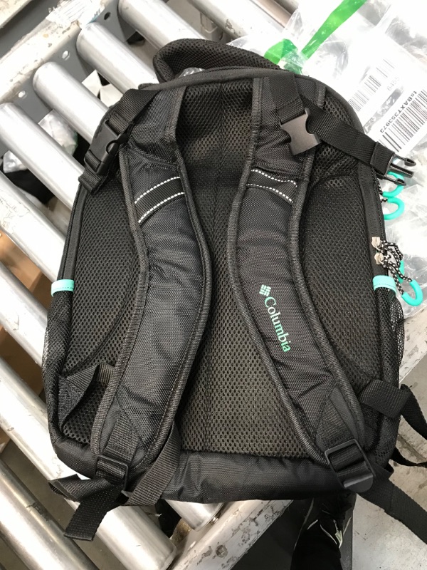 Photo 6 of **DAMAGED**Columbia Carson Pass Backpack Diaper Bag - Black Large Diaper Bag with Multiple Organizer Pockets and Thermal Bottle Pocket with Therma-Flect Radiant Barrier
**TORN AT THE TOP**