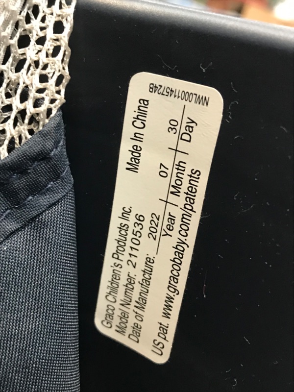 Photo 3 of **INCOMPLETE!!! BASSINET ONLY!!*Graco Pack 'n Play Travel Dome LX Playard | Includes Portable Bassinet, Full-Size Infant Bassinet, and Diaper Changer, Leyton w/ Raised Mode Leyton
**MISSING DOME PLAY YARED, AND DIAPER CHANGER, INCLUDES BASSINET ONLY**