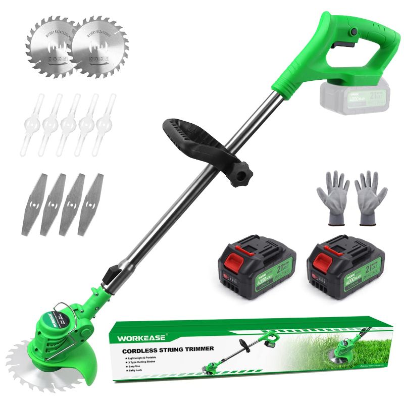 Photo 1 of ***Parts Only*** CORDLESS WEED TRIMMER BATTERY POWERED, 21V LIGHTWEIGHT WEED WACKER