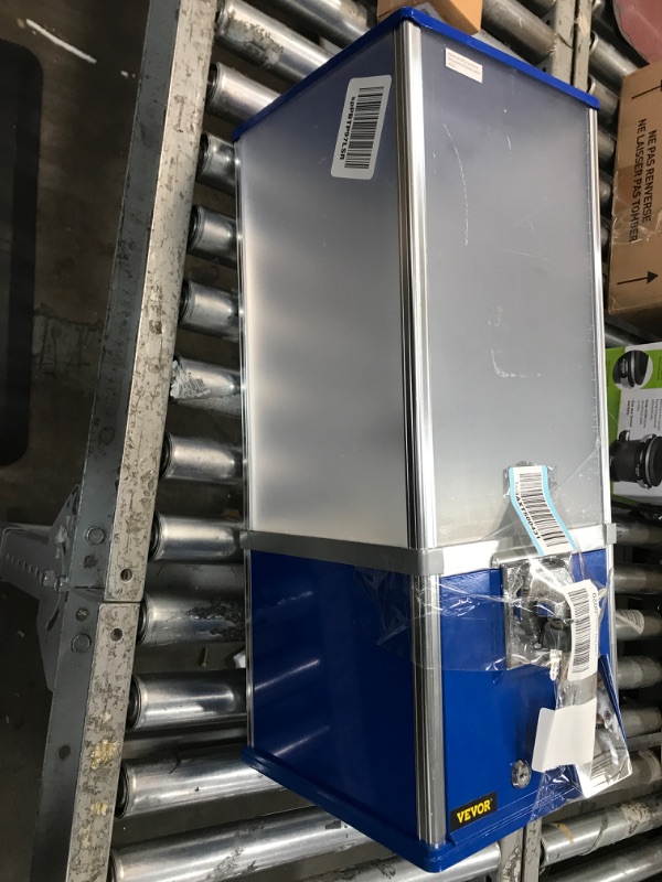 Photo 1 of VEVOR Vending Machine, 25.2" Height Candy Gumball Machine, Huge Load Capacity Gumball Bank, Candy Vending Machine for 1.8"-2.2" Gadgets, Perfect for Game Stores and Retail Stores Vintage Style Blue 25 Inch Blue