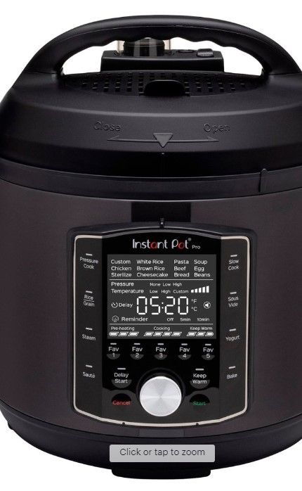 Photo 1 of ,Instant Pot - 6qt Pro Electric Pressure Cooker - Black