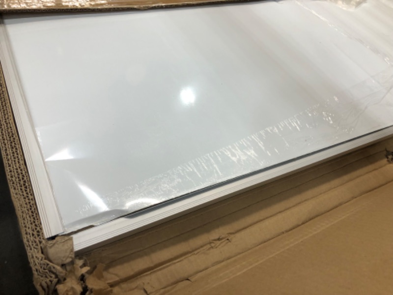 Photo 4 of **BOARD HAS MAJOR DAMAGED/DENTS**
VIZ-PRO Magnetic Whiteboard/Dry Erase Board, 48 X 36 Inches, Silver Aluminium Frame