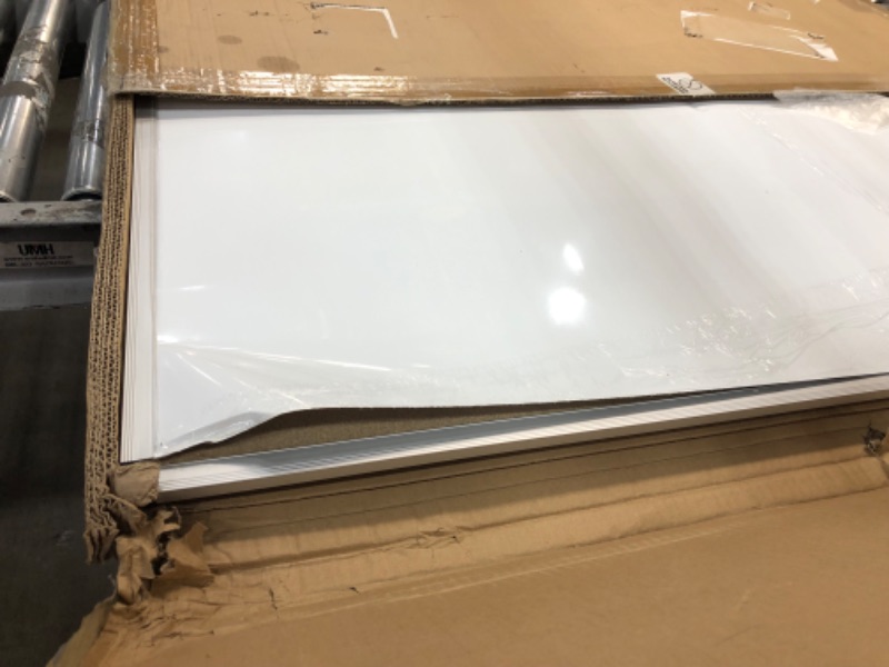 Photo 3 of **BOARD HAS MAJOR DAMAGED/DENTS**
VIZ-PRO Magnetic Whiteboard/Dry Erase Board, 48 X 36 Inches, Silver Aluminium Frame