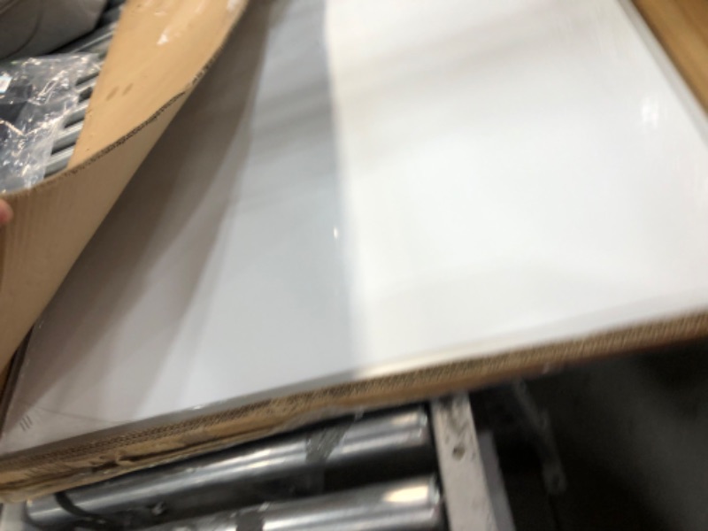 Photo 2 of **BOARD HAS MAJOR DAMAGED/DENTS**
VIZ-PRO Magnetic Whiteboard/Dry Erase Board, 48 X 36 Inches, Silver Aluminium Frame