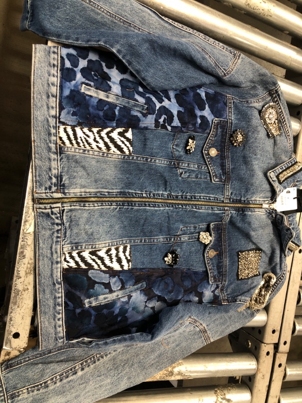 Photo 2 of **NEW**  Desigual Nueva York Denim Jacket- Large