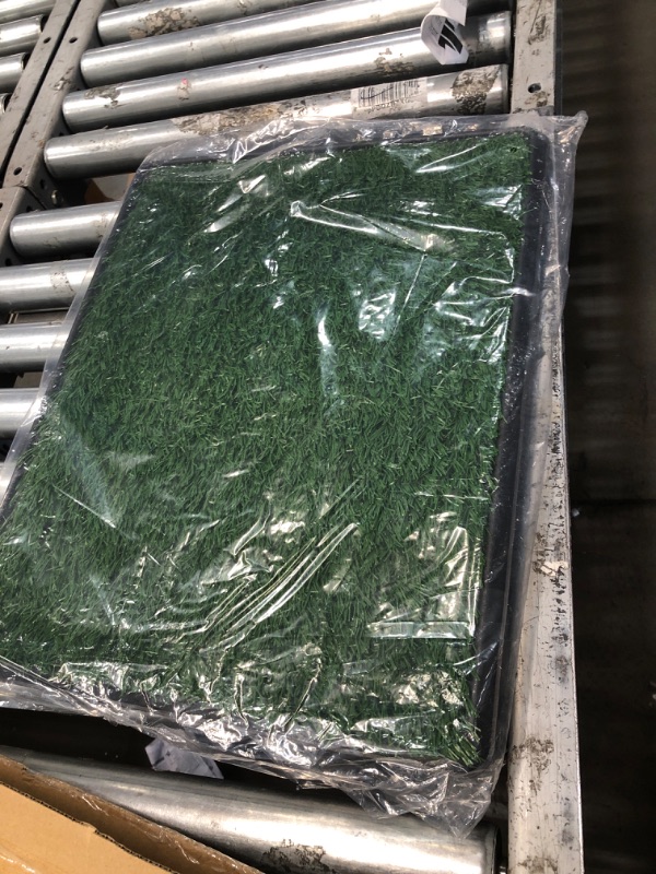 Photo 1 of **USED**  Artificial Grass Puppy Pad for Dogs and Small Pets – Portable Training Pad with Tray – Dog Housebreaking Supplies by PETMAKER (16" x 20")