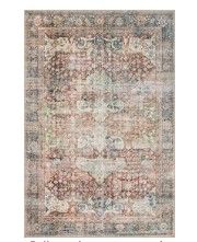 Photo 1 of **USED**   Loloi Rugs Loren 7'9" x 9'6" Area Rug in Brick/Multi