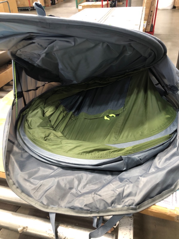 Photo 3 of **USED**   HUI LINGYANG 4 Person Easy Pop Up Tent,9.5’X6.6’X52'',Waterproof, Automatic Setup,2 Doors-Instant Family Tents for Camping, Hiking & Traveling Green 4 Person