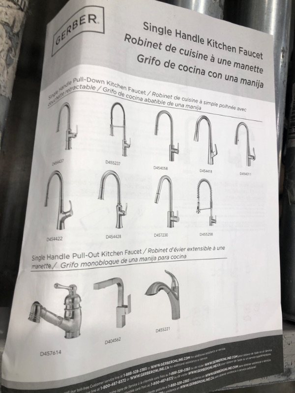 Photo 1 of Gerber D150557SS Bar Faucet, Stainless Steel