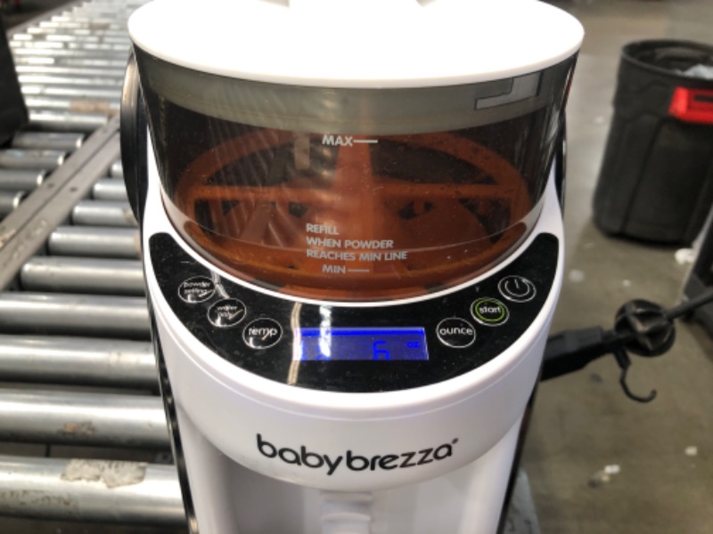 Photo 2 of **USED/MISSING ITEMS***   New and Improved Baby Brezza Formula Pro Advanced Formula Dispenser Machine - Automatically Mix a Warm Formula Bottle Instantly - Easily Make Bottle with Automatic Powder Blending