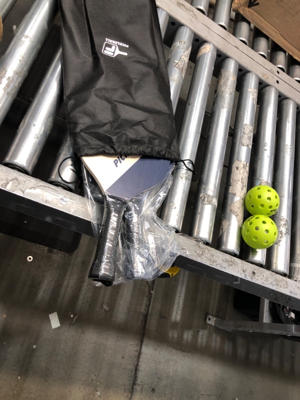 Photo 3 of **NEW/ONLY INCLUDES 2 BALLS***    FILA Accessories Pickleball Paddles Set of 2 - Includes 2 Pickle Ball Rackets, 2 Outdoor Pickleball Balls, Pickle-Ball Raquet Game Equipment Mesh Bag Deuce/Outdoor