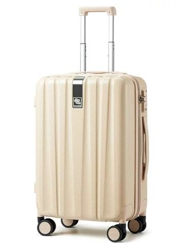 Photo 1 of **USED/SLIGHT WEAR**   Hanke Upgrade Carry On Luggage Airline Approved, 20'' Lightweight Hardside Suitcase PC Hardshell Luggage with Spinner Wheels & TSA Lock, Carry-On 20-Inch(Gray) Carry-On 20-Inch Cuban Sand