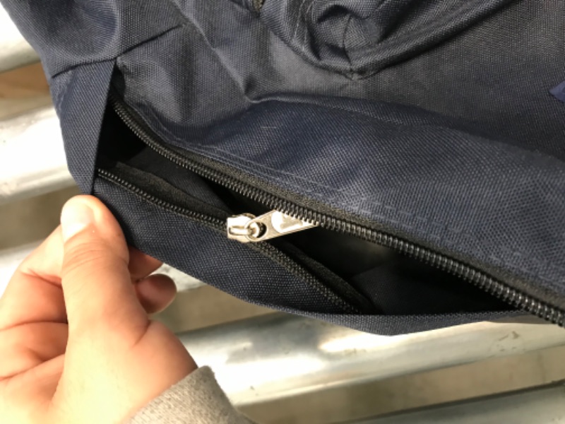 Photo 2 of **DAMAGE**JanSport SuperBreak One Backpack - Lightweight School Bookbag Navy
**ZIPPER BROKEN**