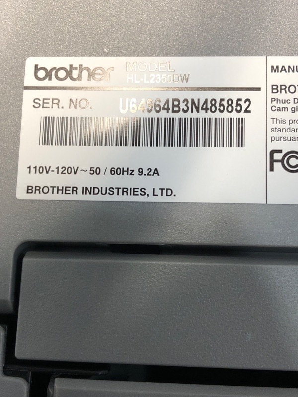 Photo 4 of Brother Hl-l2350dw Wireless Duplex Monochrome Compact Laser Printer