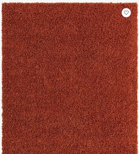 Photo 1 of **USED**  Large Red Shag Rug- Unspecified dimensions 