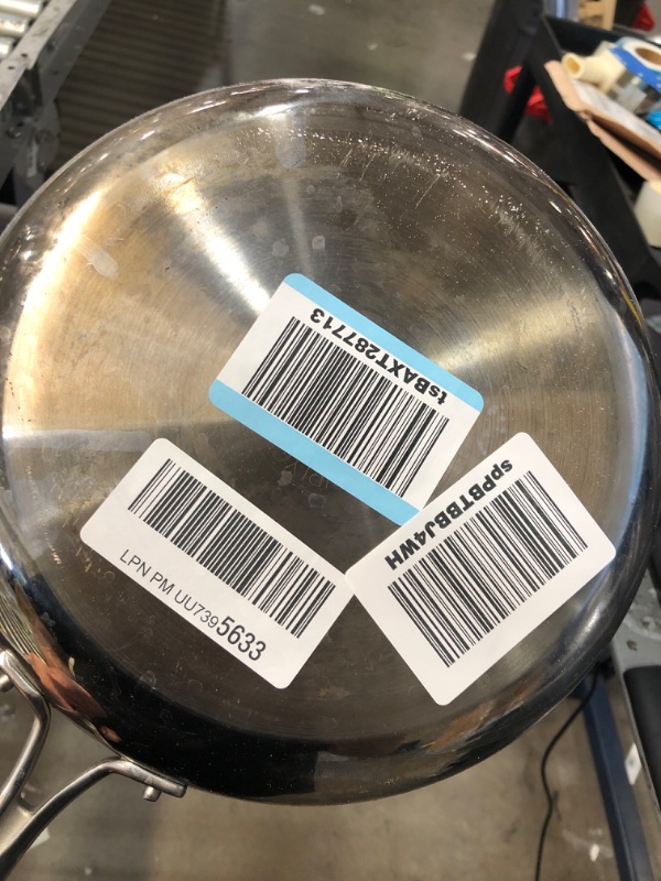 Photo 3 of **USED/SCRATCHED**   Stainless Steel Pan- 10"