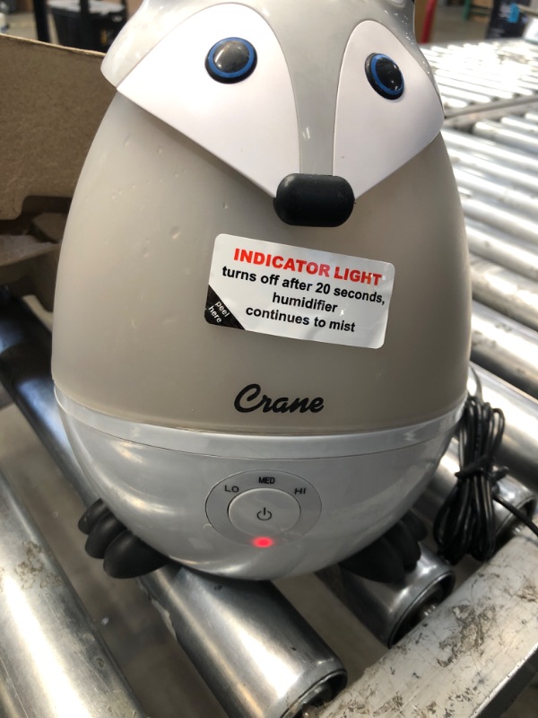 Photo 2 of **USED**  Crane Mini 0.5 Gallon Ultrasonic Cool Mist Humidifier - Fox