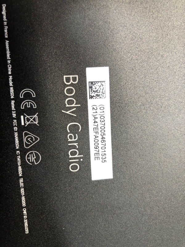 Photo 1 of **USED**   Withings Body Cardio – Premium Wi-Fi Body Composition Smart Scale, Tracks Heart Health, Vascular Age, BMI, Fat, Muscle & Bone Mass, Water %, Digital Bathroom Scale with App Sync via Bluetooth or Wi-Fi Body Black