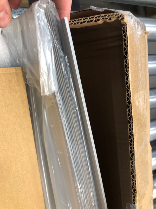 Photo 3 of **USED**   CHICOLOGY Vertical Blinds , Door Blinds , Blinds & Shades , Blackout Blinds ,Window Shade , Vertical Blinds for Sliding Doors , Sliding Blinds Oxford Grey (Vinyl) 78"W X 84"H 78"W X 84"H Oxford Gray (Vinyl)