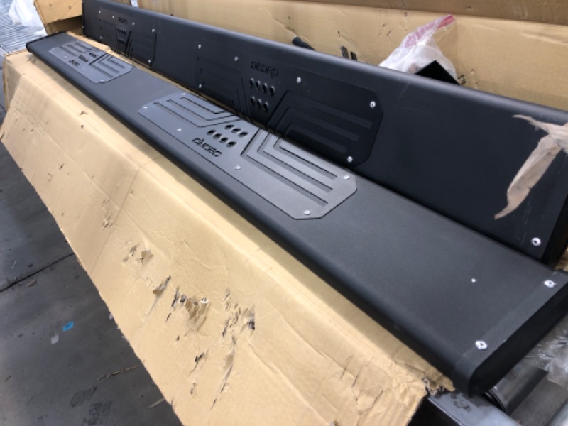 Photo 1 of **MINOR DAMAGE** MISING HARDWARE** OEDRO 6.5" Running Boards Compatible with 2009-2018 Dodge Ram 1500, 2019-2023 1500 Classic (Not for 1500 New Body), 2010-2022 2500/3500 Crew Cab, Aluminum Alloy Side Steps Nerf Bars black Crew Cab