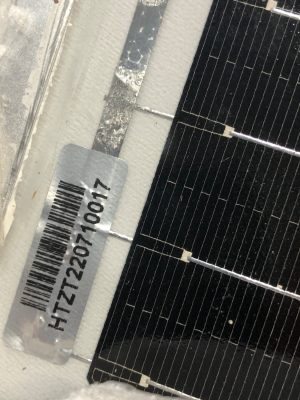 Photo 5 of **MINOR DAMAGE* WERCHTAY 200 Watt Solar Panel 9BB Monocrystalline Cell, High-Efficiency Module PV Power Charger 12V Solar Panels for Homes Camping RV Battery Boat Caravan and Other Off-Grid Applications 200W single solar panel