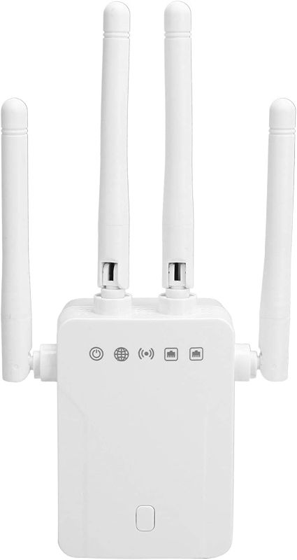 Photo 1 of 2.4G 300Mbps/5G Wireless Signal Amplifier Booster Repeater WiFi Network Extender 867Mbps DualBand AC 100240V(US Plug)
