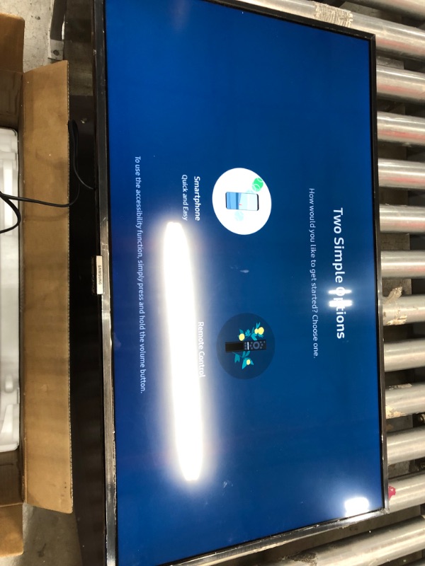 Photo 2 of SAMSUNG 32-Inch Class QLED Q60A Series - 4K UHD Dual LED Quantum HDR Smart TV with Alexa Built-in (QN32Q60AAFXZA, 2021 Model) 32 in TV Only