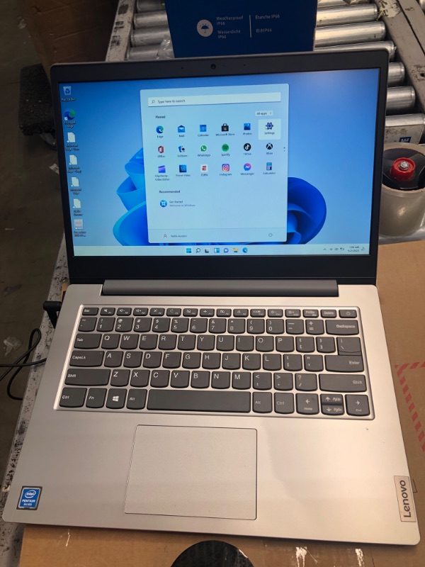 Photo 2 of Lenovo IdeaPad 1 14IGL05 81VU00D6US 14" Notebook - HD - 1366 x 768 - Intel Pentium Silver N5030 Quad-core (4 Core) 1.10 GHz - 4 GB RAM - 256 GB SSD