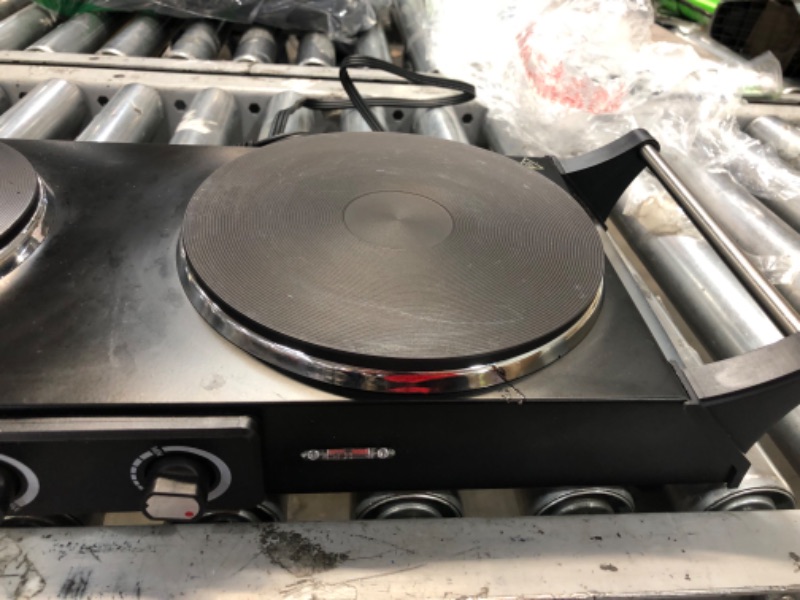 Photo 4 of **used item**
Techwood ES-3203 Hot Plate Electric Double Burner 1800W