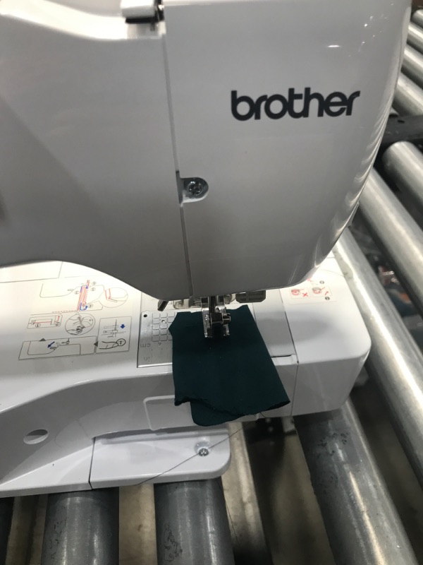 Photo 6 of Brother SE600 Sewing and Embroidery Machine, 80 Designs, 103 Built-In Stitches, Computerized, 4" x 4" Hoop Area, 3.2" LCD Touchscreen Display, 7 Included Feet