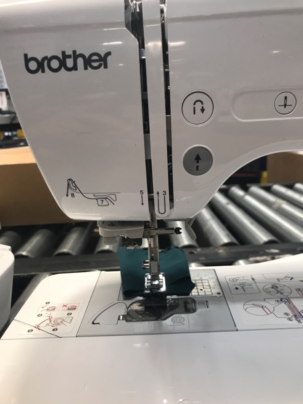 Photo 5 of Brother SE600 Sewing and Embroidery Machine, 80 Designs, 103 Built-In Stitches, Computerized, 4" x 4" Hoop Area, 3.2" LCD Touchscreen Display, 7 Included Feet