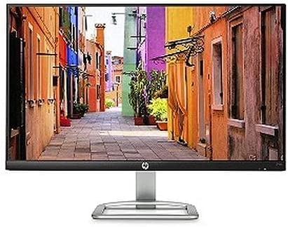 Photo 1 of MISSING POWER CORD UNABLE TO TEST 
HP 23.8-inch Display Monitor, IPS w/Anti-Glare Full HD 1920x1080 VGA HDMI Edge-to-Edge Screen (24ec, Black with Silver)
