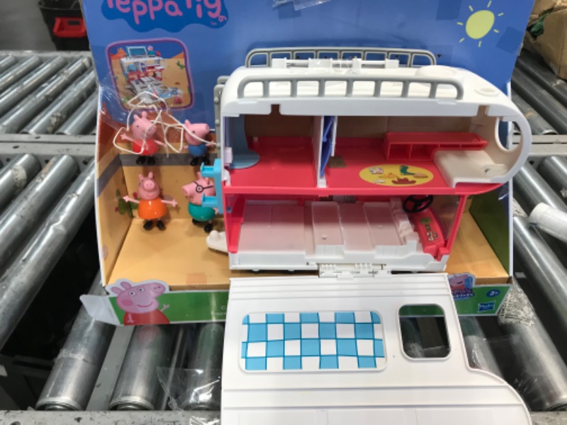 Photo 2 of Peppa Pig Peppa’s Adventures Peppa’s Family Motorhome Preschool Toy, Vehicle to RV Playset, Plays Sounds and Music, Ages 3 and up 2021 Version Toy