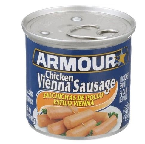 Photo 1 of **BBD:Sept. 5th  2024**
Armour Smoked Chicken Vienna Sausage, 4.6 Ounce -- 24 per case.