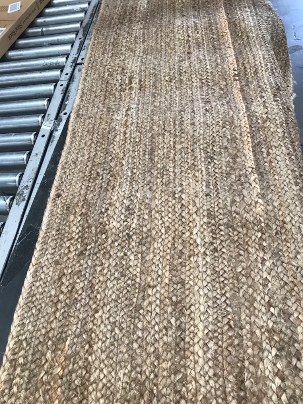 Photo 2 of 
nuLOOM Raleigh Farmhouse Jute Runner Rug, 2' 6" x 10', Natural
Size:Natural
Color:2' 6" x 10'