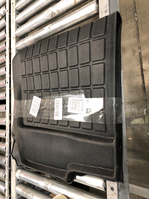 Photo 2 of BASENOR Tesla Model 3 Cargo Mat All-Protection Heavy Duty Rear Trunk Liner 2016-2023 GEN 2 2016-2023 Trunk Liner