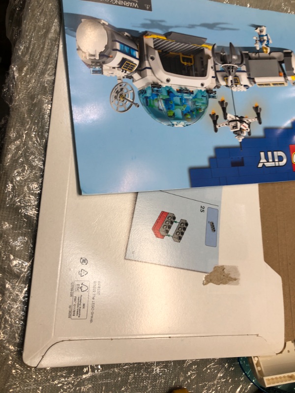Photo 1 of City Space Lunar Research Base 60350 Building Toy Set for Kids, Boys, and Girls Ages 7+ (786 Pieces) Frustration-Free Packaging